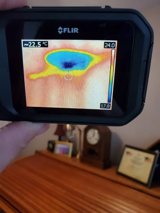 Thermal imaging inspection for water damage in Truth or Consequences